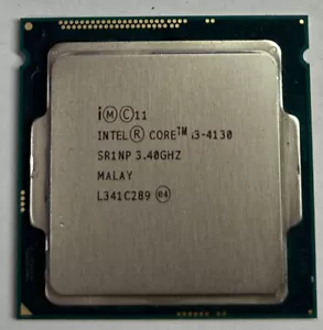Intel Core i3-4130 3.40GHz 3MB 5GT/s SR1NP LGA1150 CPU Processor - Picture 1 of 2