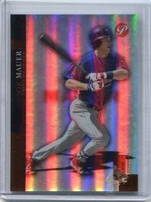 2005 Topps Pristine - JOE MAUER - Uncirculated Refractor - MINNESOTA TWINS /375