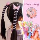 Plastic Telephone Wire Line Elastic Bands HairTies Scrunchy colored Band