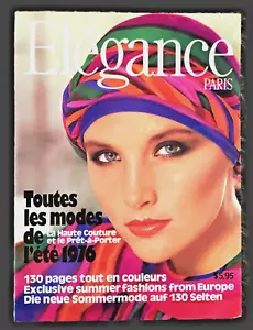 1976 ELEGANCE PARIS Magazine - Dale Weston Cover Vtg Boho Christie Brinkley EXC! - Picture 1 of 24