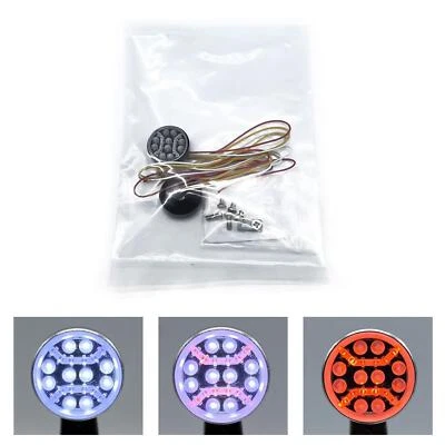 2pcs Grad LED Scheinwerfer DIY Teile für 1/14 Maßstab RC Traktor LKW LKW Dumper - Bild 1 von 3