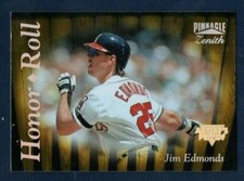 Jim Edmonds Pinnacle Zenith 1996 Artist's Proof #146 California Angels