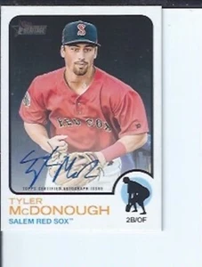 Tyler McDonough 2022 Topps Heritage Minors Autograph - Picture 1 of 1