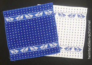 Juego de 2 toallas de cocina toalla de cocina toalla GANSOS azul-blanco 50x50cm - Imagen 1 de 5