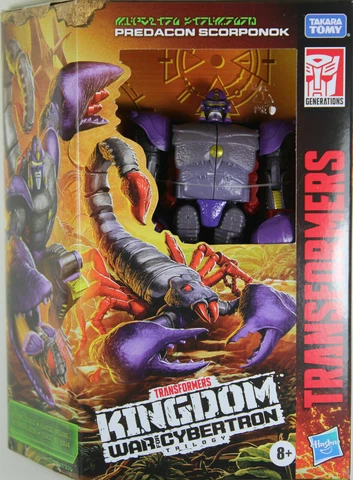 Transformers ~ SCORPONOK FIGURE ~ Deluxe Class  Kingdom: War For Cybertron 13e Cover