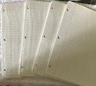 Loose Leaf Paper 3 Hole Punch Filler Paper Ruled Paper Lot of 200 4 Packs 50 Ea