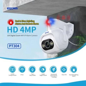 4MP Pan/Tilt Wifi Smart Security IP Camera Sound/Light Alarm Dual-light Color - Picture 1 of 12
