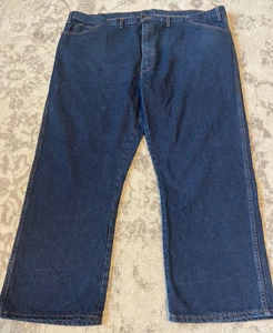 Dickies Regular Fit Jeans Men's 50x30 Blue Straight Cotton Denim - Picture 1 of 12