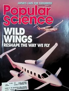 Popular Science Magazine February 1990 Wild Wings Reshape The Way We Fly - Picture 1 of 2