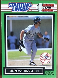 1989 Kenner Starting Lineup Baseball Card "Special Edition" - DON MATTINGLY - EX