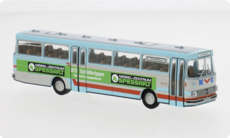 Brekina 56113 Setra S 140 ES, 1968, KVG - Spessart, H0, Nuovo 2025 - Immagine 1 di 1