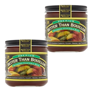 2 PACK Better Than Bouillon Premium Seasoned Vegetable Base, 8 OZ - Picture 1 of 4