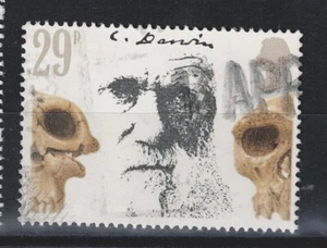 UK Famous scientist naturalist, geologist Charles Darwin stamp 1999 A-2 - Picture 1 of 1