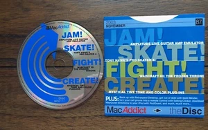 vintage Mac software MacAddict CD -Apps Jam Skate Fight Create Nov 2003 - Photo 1/1