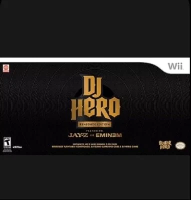 NEW & SEALED!! DJ Hero- Renegade Edition ft Jay-Z and Eminem Rare, Nintendo Wii - Image 1 of 3