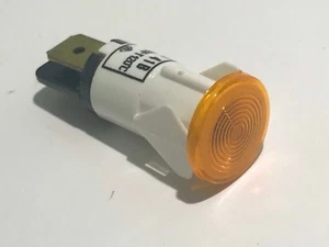 MEJOR CALIDAD 250V ALTA TEMPERATURA 12MM PANEL NEÓN LÁMPARA RED NARANJA (X1) ac1f1 - Imagen 1 de 3