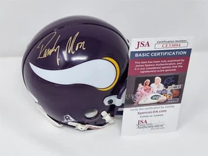 RANDY MOSS signed VIKINGS mini helmet JSA COA rookie signature - Picture 1 of 3