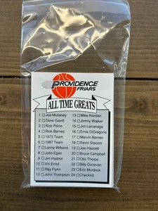 1991 Ballpark Providence Friars All-Time Greats #24 Big-East Spielplan - Bild 1 von 2