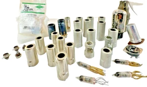 Vintage Lot of Electron Tube Items, Tubes/Shields/Miniatures (SS) - Picture 1 of 22