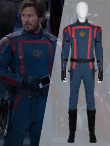 Guardianes de la Galaxia Vol 3 Star Lord Halloween Disfraz Vestido Conjunto Juegos con disfraces - Imagen 1 de 25