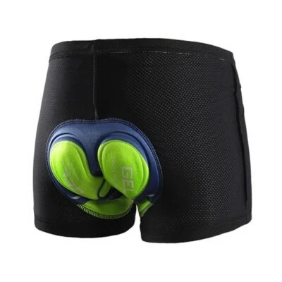 Мужское ударопрочное байкерское нижнее белье велосипедные шорты дышащие 5D с гелевой подкладкой - Изображение 1 из 4