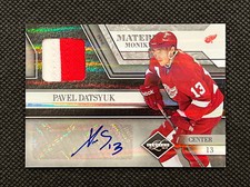 2010-11 Pavel Datsyuk Limited Material Monikers Prime #38 6/10