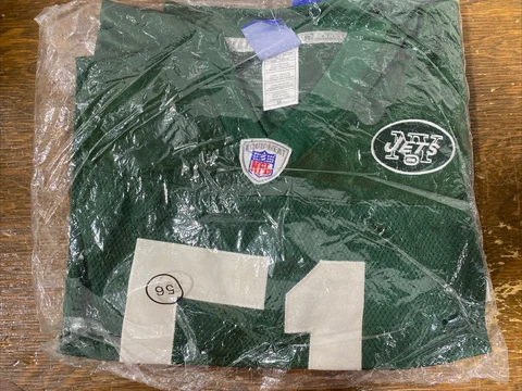Reebok NFL New York Jets Jonathan Vilma #51 Green Home Jersey Size 56 Cover