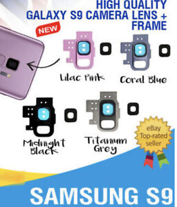 Original Samsung Galaxy S9 Rear Back Camera Glass Lens Cover Ring Adhesiv+ Tools