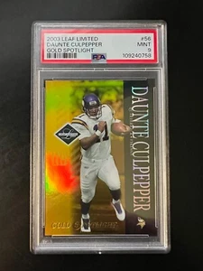 2003 Limited Gold Spotlight #56 Daunte Culpepper #'d 7/25 PSA 9 ONLY 1 GRADED - Picture 1 of 2