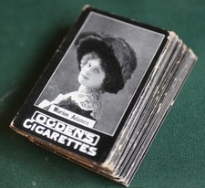 STAGE ARTISTES,NO FULLSTOP, 1-20  ITEM 97-1 ,1902, OGDENS TAB CIGARETTE CARDS,L1