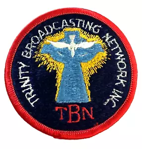 Trinity Broadcasting Network Cloth Patch New NOS 1970s Religious Television - Picture 1 of 3