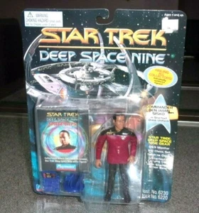 1994 Playmates Star Trek Deep Space Nine Com. Sisko Action Figure Space Caps - Picture 1 of 2