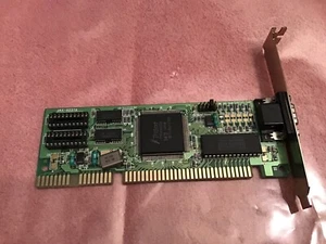VINTAGE JAX-8237A DREIZACK MIKROSYSTEME ISA VIDEOKARTE TVGA9000I - Bild 1 von 2