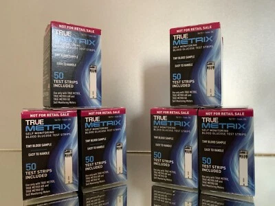 True Metrix Blood Glucose Test Strips 300 CT (6 BOXES) EXP 09/2026 FAST SHIPPING - Image 1 of 4