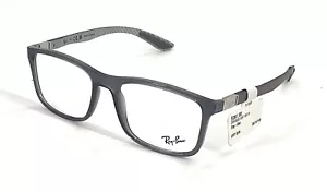 Nuovi occhiali da vista Ray-Ban 8908-8061 grigio trasparente con aste stile fibra di carbonio - Foto 1 di 6