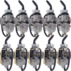 10X PZ20 Carb For 50cc 70cc 90cc 110cc 125cc For ATV Quad Dirt Pit Bike Go Karts - Picture 1 of 16