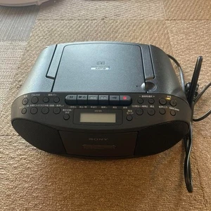 JUNK SONY CFD-S70 B CD-Radio Kassettenrekorder Audiosystem Schwarz Japanisch - Bild 1 von 5