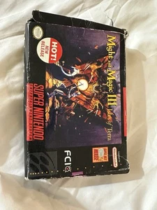 Might & Magic III Isles of Terra (Nintendo NES 1994) - Cart & Manual - Picture 1 of 3