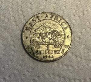 British East Africa George V 1 Shilling 1924 - Picture 1 of 2