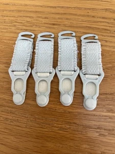 Vintage 1960s Suspenders Belt Clips X4 - Picture 1 of 2