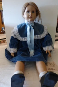 Hildegard Gunzel Girl Doll “Wera" Classic Children Vinyl Cloth #105 Orig Outfit - Picture 1 of 12