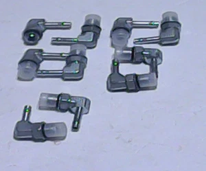 #6 Male Oring X 1/4 Inch Beaded Hose Barb 90 Degree Elbow 10 Pieces New - Picture 1 of 2