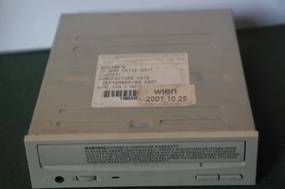 SONY CD-ROM DRIVE UNIT CDU5221 working beige 2001 retro - Image 1 of 4