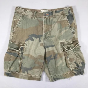 American Eagle Cargo Shorts Mens 33 Camo Utility Pockets Distressed AE3 Camoufla - Picture 1 of 21