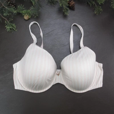 Victoria's Secret Bra Womens 38DDD Pink Stripe Body By Victoria Perfect Coverage - Image 1 of 4