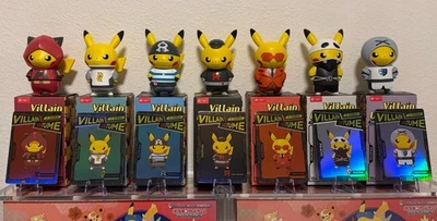 Pokemon Pikachu Villain Costume Series: Conjunto de 7 bonecos versão em inglês lacrada - Imagem 1 de 3