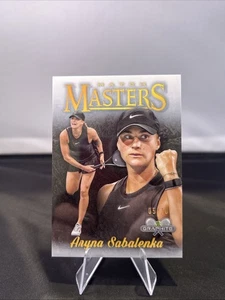 2024 Topps Graphite Match Masters Aryna Sabalenka Negro/10 - Imagen 1 de 2