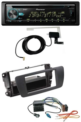 Pioneer MP3 AUX CD USB DAB Autoradio für Seat Ibiza 6J ab 08 nitschwarz AN1 - Bild 1 von 4
