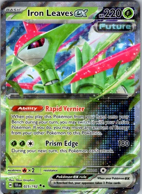 Iron Leaves ex 025/162 SV05: Temporal Forces Double Rare - NM - Image 1 of 2