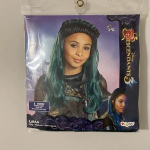 New Girls Disney Descendants 3 Uma Wig Braids Costume Accessory Halloween - Picture 1 of 2